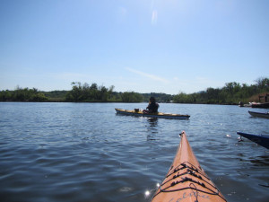 Kayaking on Hudson 1